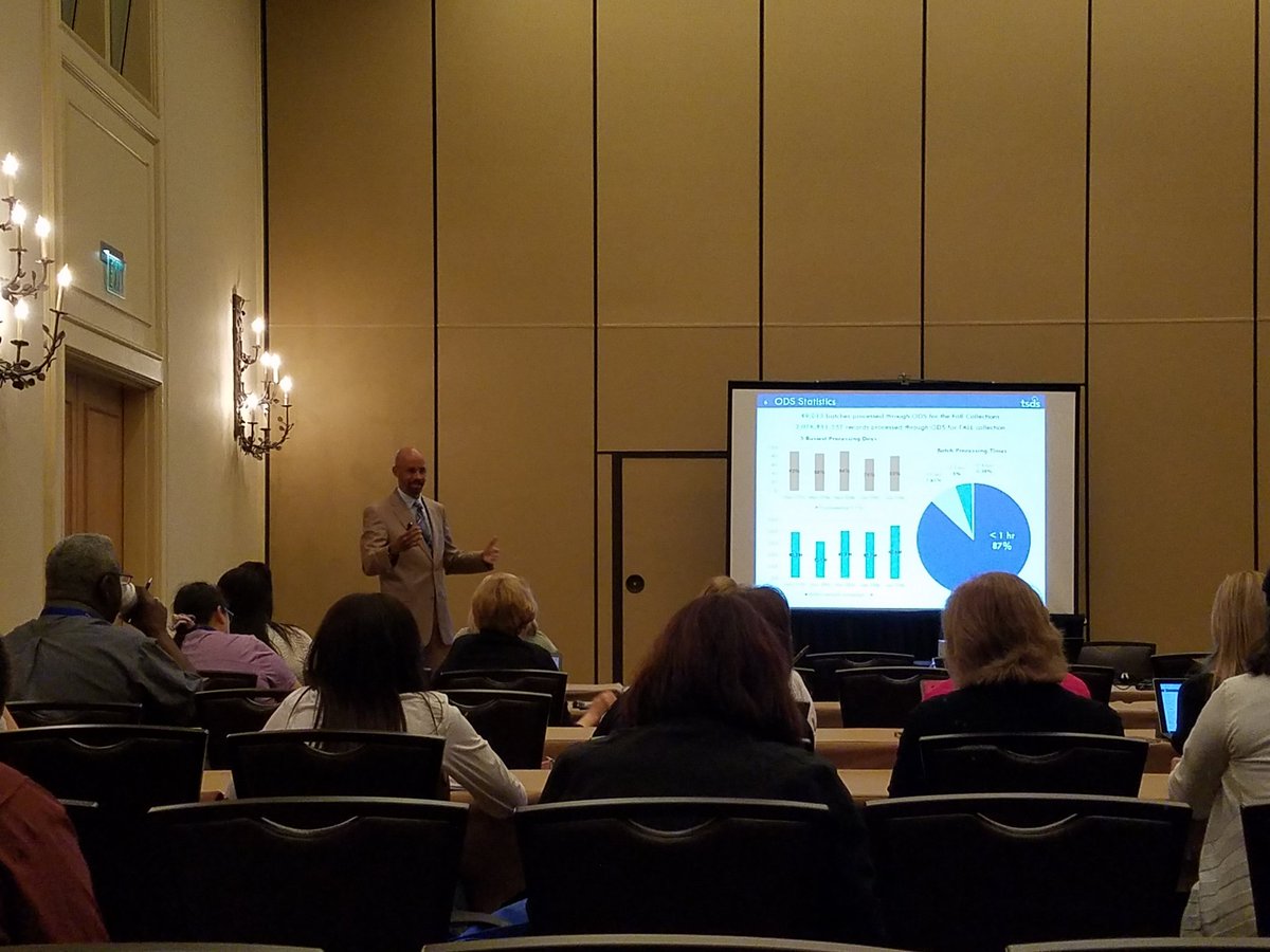 David Butler from <a href="/teainfo/">Texas Education Agency</a> sharing information about TSDS at #TSUN2017