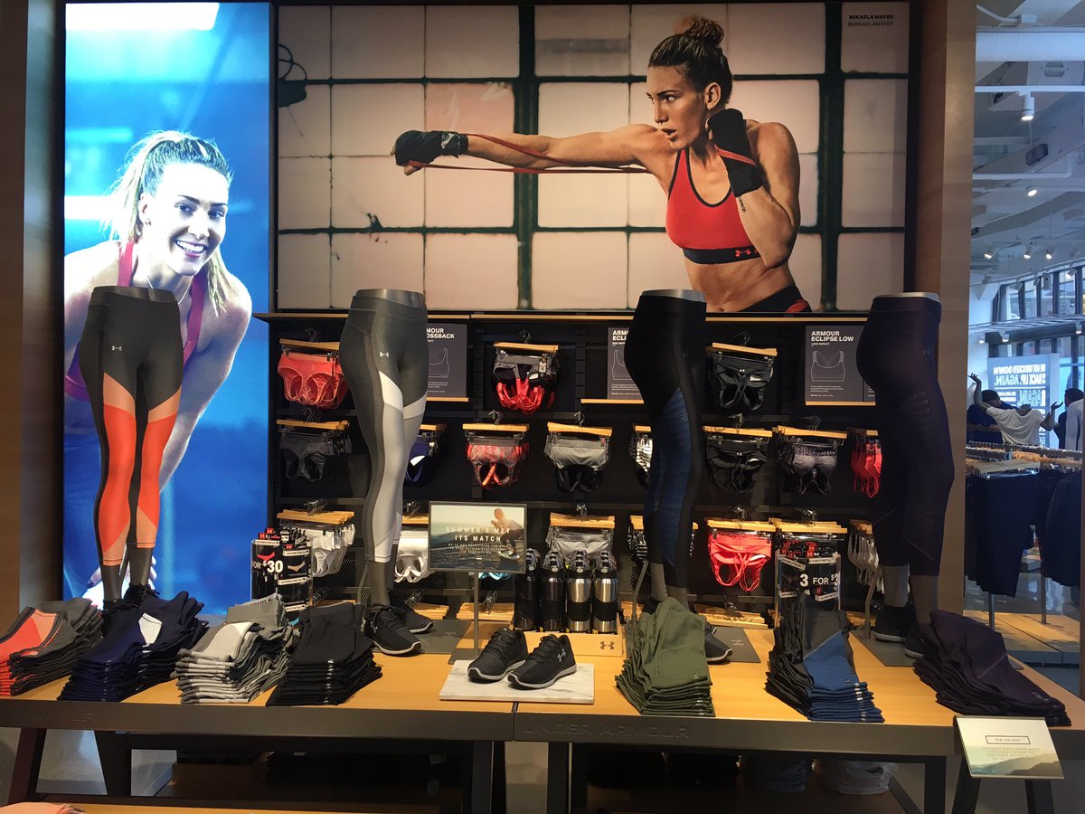 _TylerTheTyler_'s tweet photo. The three-story Under Armour on Woodward in downtown #Detroit will open for business tomorrow. https://t.co/6z6Prou5l0