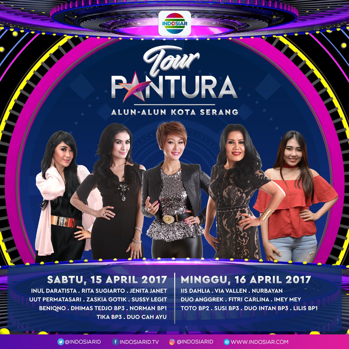 Tgl 15-16 April ada yang seru nih! Yuk warga Serang kita penuhi alun alun kota Serang. Mention dong ke temen kamu ~~