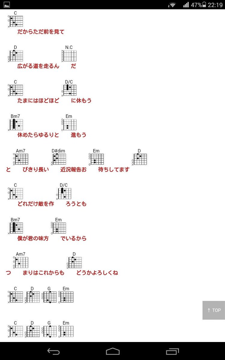 ば くーシャ 春まで低浮上 ぼくのフレンド Uフレットにコード譜上がってた 歌詞が泣ける
