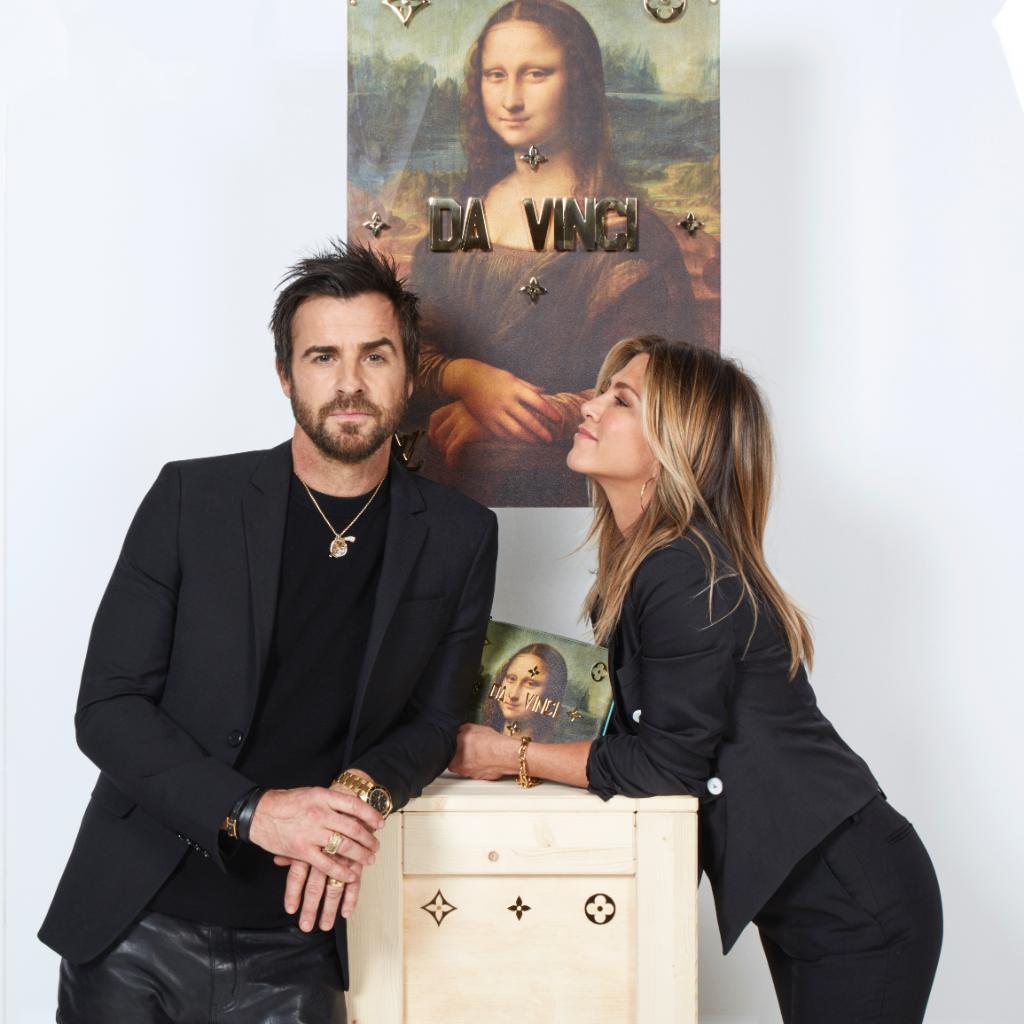 X \ Louis Vuitton على X: Jennifer Aniston and Justin Theroux