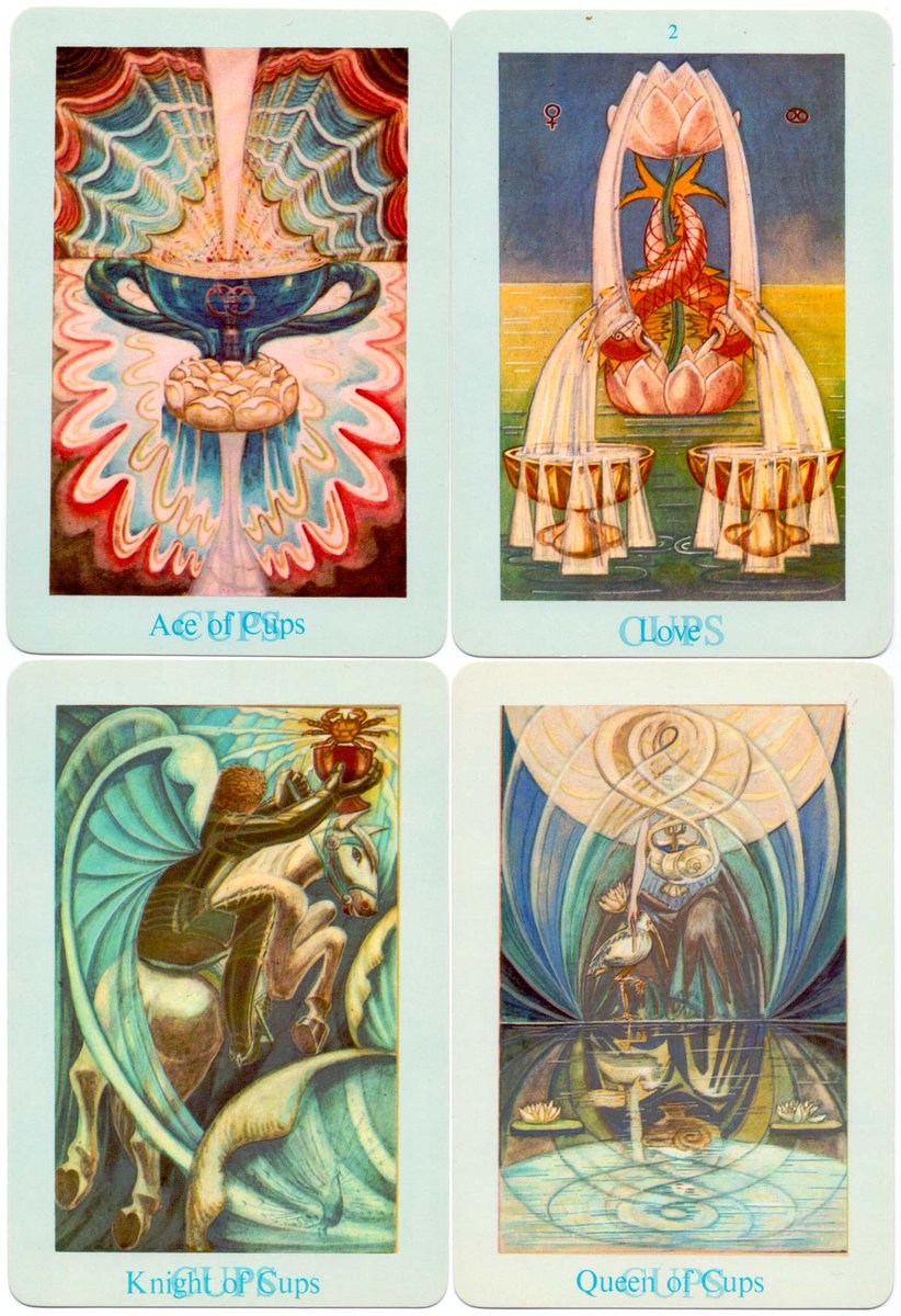 adam | playing cards on twitter: "the thoth tarot painted