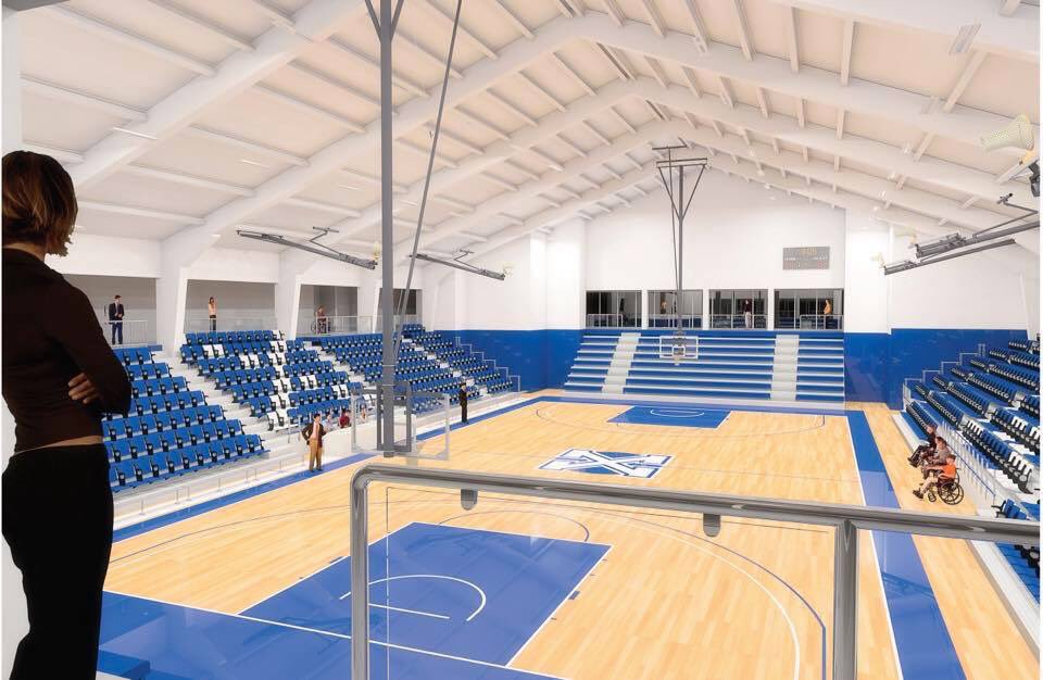 kentmacdonald's tweet photo. For those wondering what the Gymnasium will look like, this artist rendering reflects a commitment to maintain the gym's special intimacy. https://t.co/BSx52a1aBC