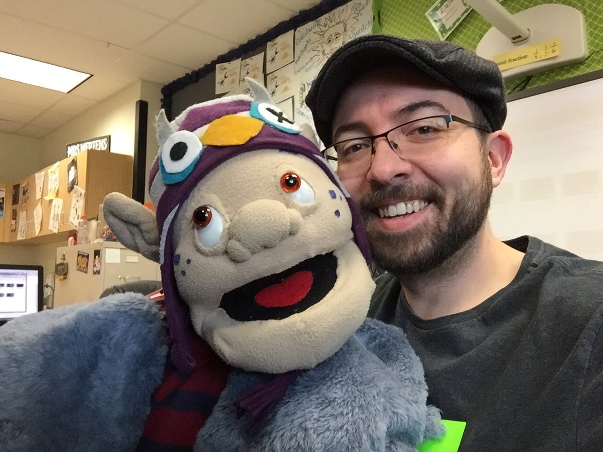 TrollBlave's tweet photo. Look! Jeff (@randombell ) tagged along today too! What a trooper he is. #trollblave #trollblog https://t.co/AhPbwc9iqz