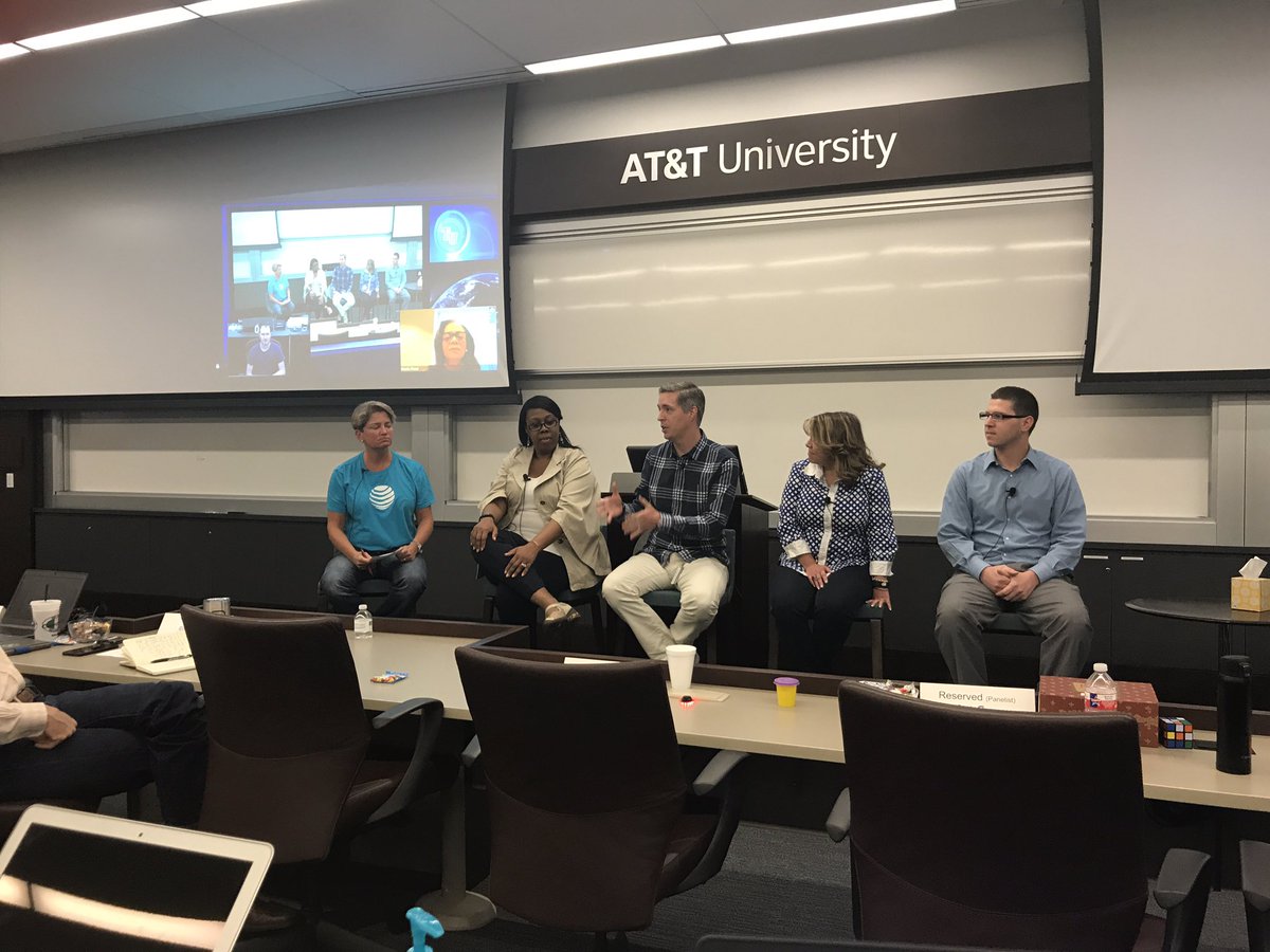 Awesome panel provides insight into collaboration! Great insight and great job by all the panel members!!!! #TUproud #lifeatatt