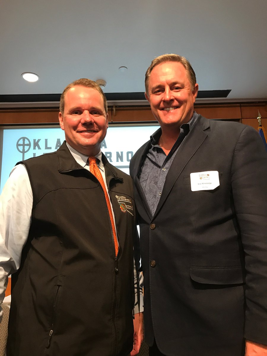 BiomassUpdate's tweet image. Enjoyed meeting Oklahomas Lt. Governor Todd Lamb.