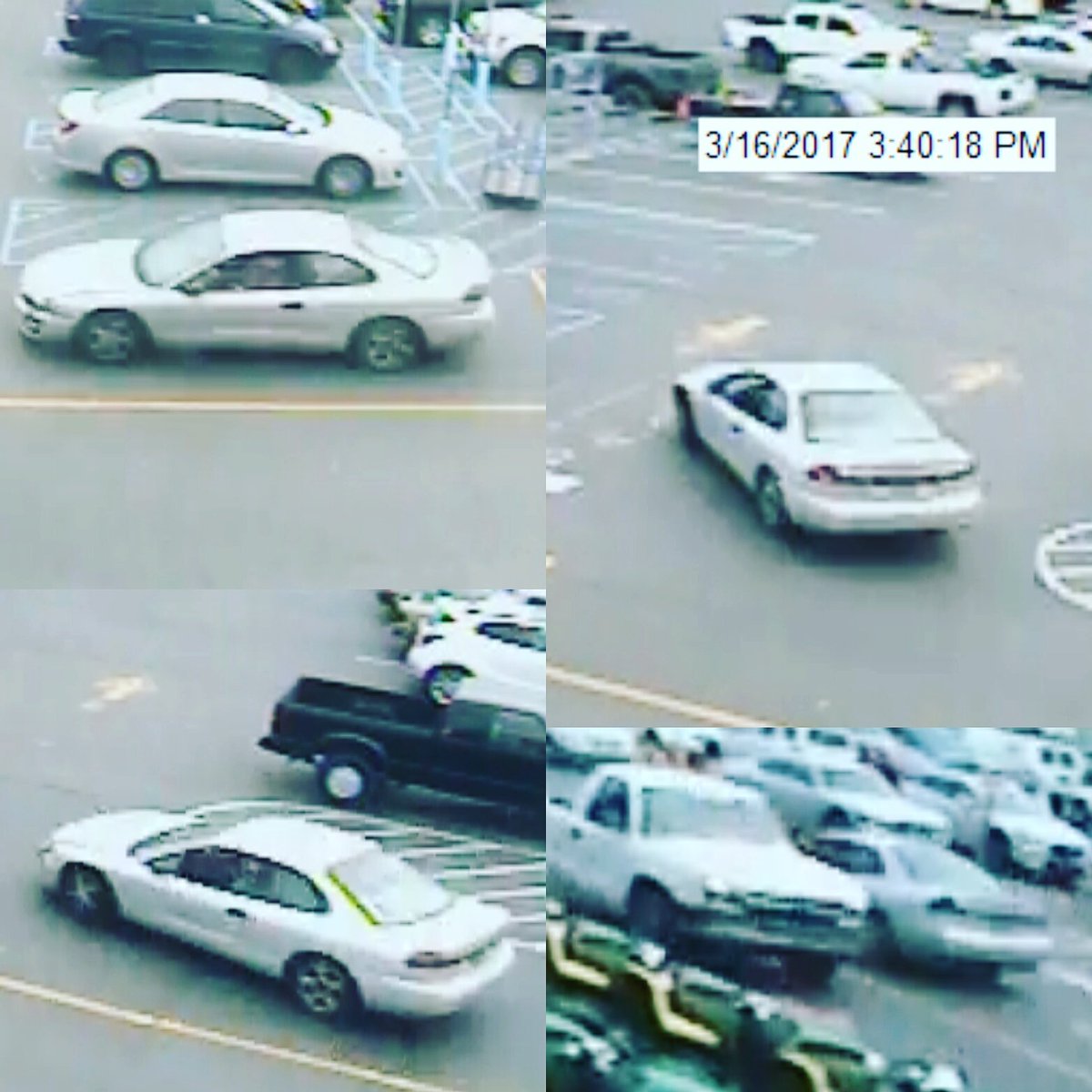 We need your help in identifying this vehicle. It's silver in color and appears to have damage on the left front bumper.