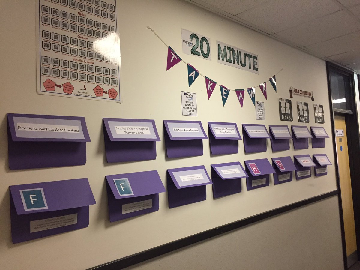 PAMaths's tweet photo. 43 Days until Paper 1 Year 11! Be sure to visit the Maths Department 20 Minute Takeaway for your revision fix each day.. @PlymptonAcademy https://t.co/CsM9DJ7gjd