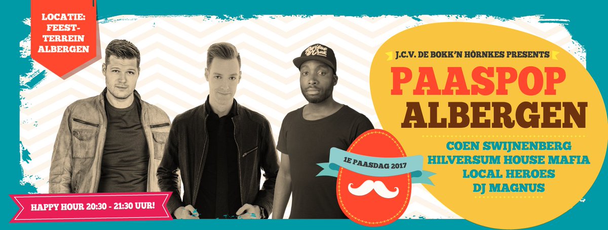 'Feest' (zn): feestelijkheid, festijn, festiviteit, fuif, hoogtij, gala, party! | Zondagavond samen met <a href="/coen/">Coen Swijnenberg</a>
is het feest <a href="/PaaspopAlbergen/">Paaspop Albergen</a>.