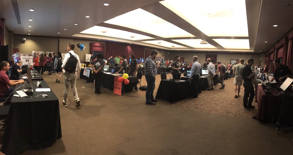 FSUConference's tweet image. We&apos;re celebrating students innovating with technology at @floridastate&apos;s @FSUDIGITECH! The live performances and exhibits are amazing!