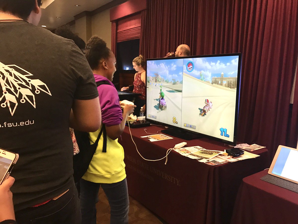 FSUConference's tweet image. We&apos;re celebrating students innovating with technology at @floridastate&apos;s @FSUDIGITECH! The live performances and exhibits are amazing!