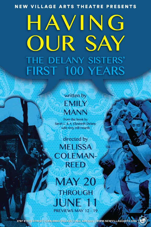 MilenaSPhillips's tweet photo. I am so happy to announce I have been cast in New Village Arts production of "Having Our Say". https://t.co/z6QwHZsXvO