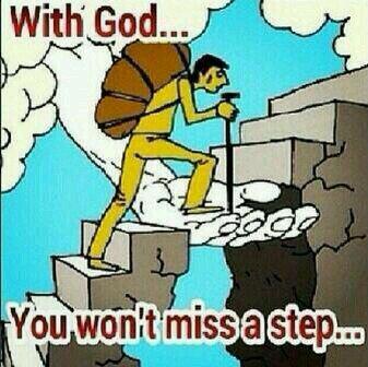 vaz_rochelle's tweet photo. Always think of #failures  as #stepping-stones to #sucess, not stopping #stones.
For With #God, You won't miss a #step. https://t.co/mbEYF3xlHi
