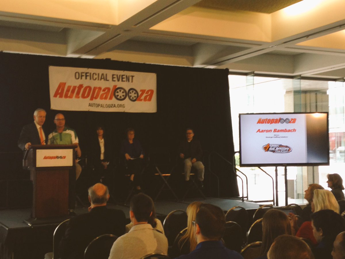 detroitgp's tweet photo. .@SSuperTrucks driver @AaronBambach talking about returning to #DetroitGP and driving the @S3Jobs truck on Belle Isle! https://t.co/WLxpq2Bl1s