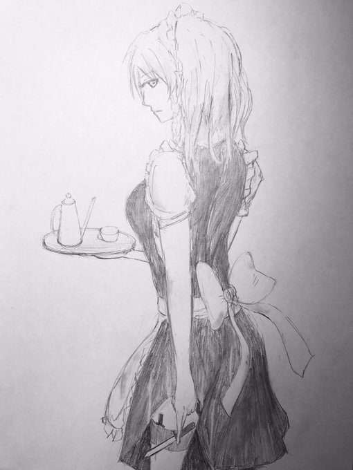 #深夜の真剣お絵描き60分一本勝負
咲夜 