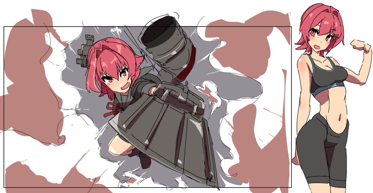 鬼怒ちゃん。('・ω・`)ちょっと時間オーバーしちゃった
#艦これ版深夜の真剣お絵描き60分一本勝負
#艦これ版真剣お絵描き60分一本勝負_20170412 