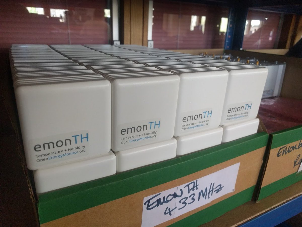 Openenergymon's tweet photo. New batch of #emonTH wireless Temperature and Humidity nodes ready for shipping https://t.co/DV30Epintz https://t.co/a6bj7NtejL