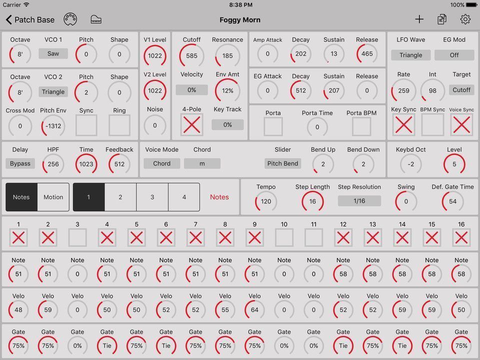 KorgUK's tweet photo. Fancy an editor & librarian for #minilogue on your #iPad or #iPhone? Check out #coffeshopped's excellent #PatchBase: https://t.co/l5EdRd7jfx https://t.co/kd3ITLYape