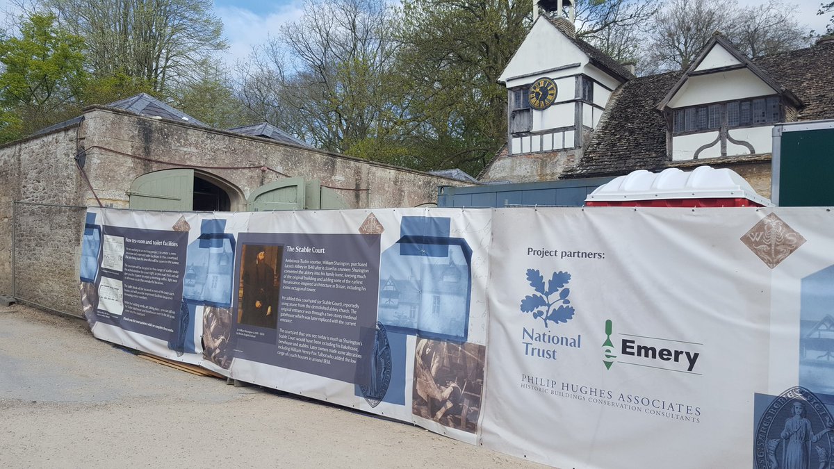 EmeryBuilders's tweet photo. New tea rooms for Lacock Abby are underway https://t.co/hcZE0JcQfF