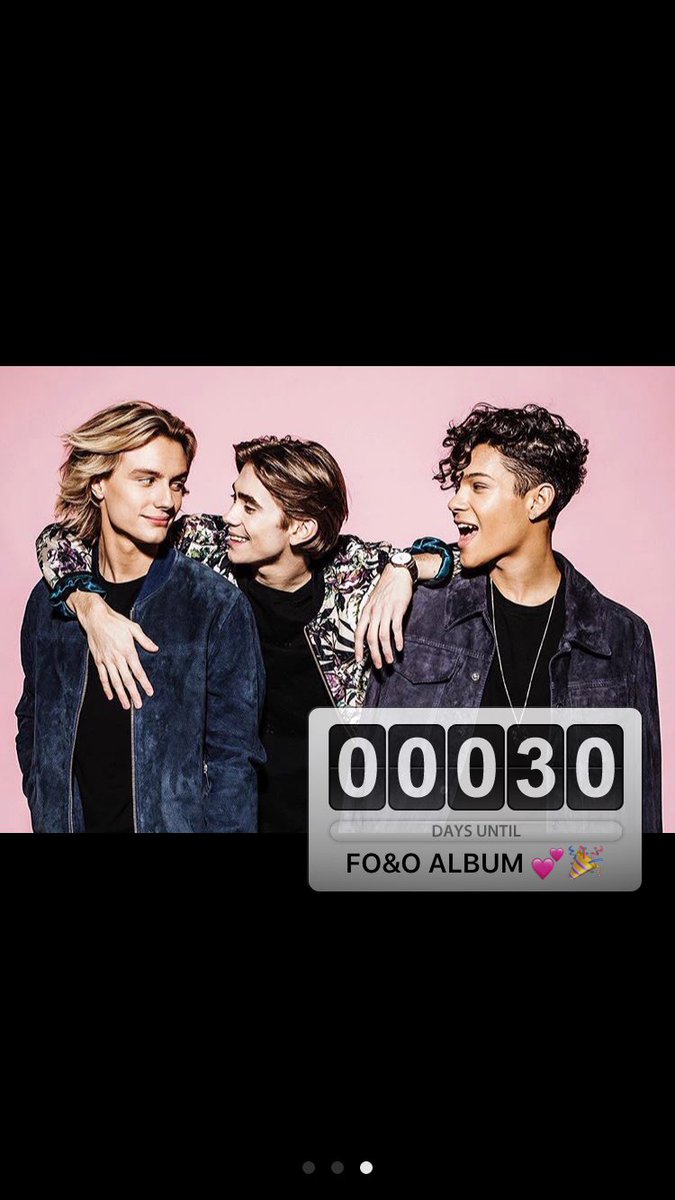 FOandOFinland's tweet photo. Time to count days, a new international album "FO&amp;O" from the boys out on 12th of May! 😍 #FooEaster https://t.co/2gfYbyX4IQ