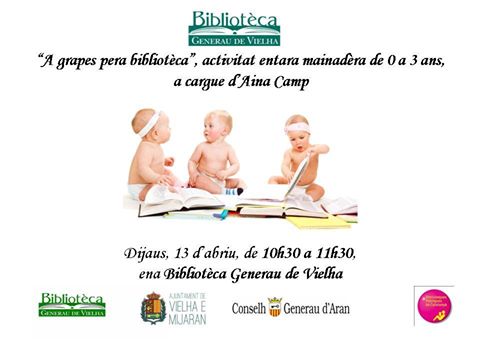Deman ath maitin  darrèra session dera activitat "A grapes pera bibliotèca" ena Bibliotèca Generau Vielha.