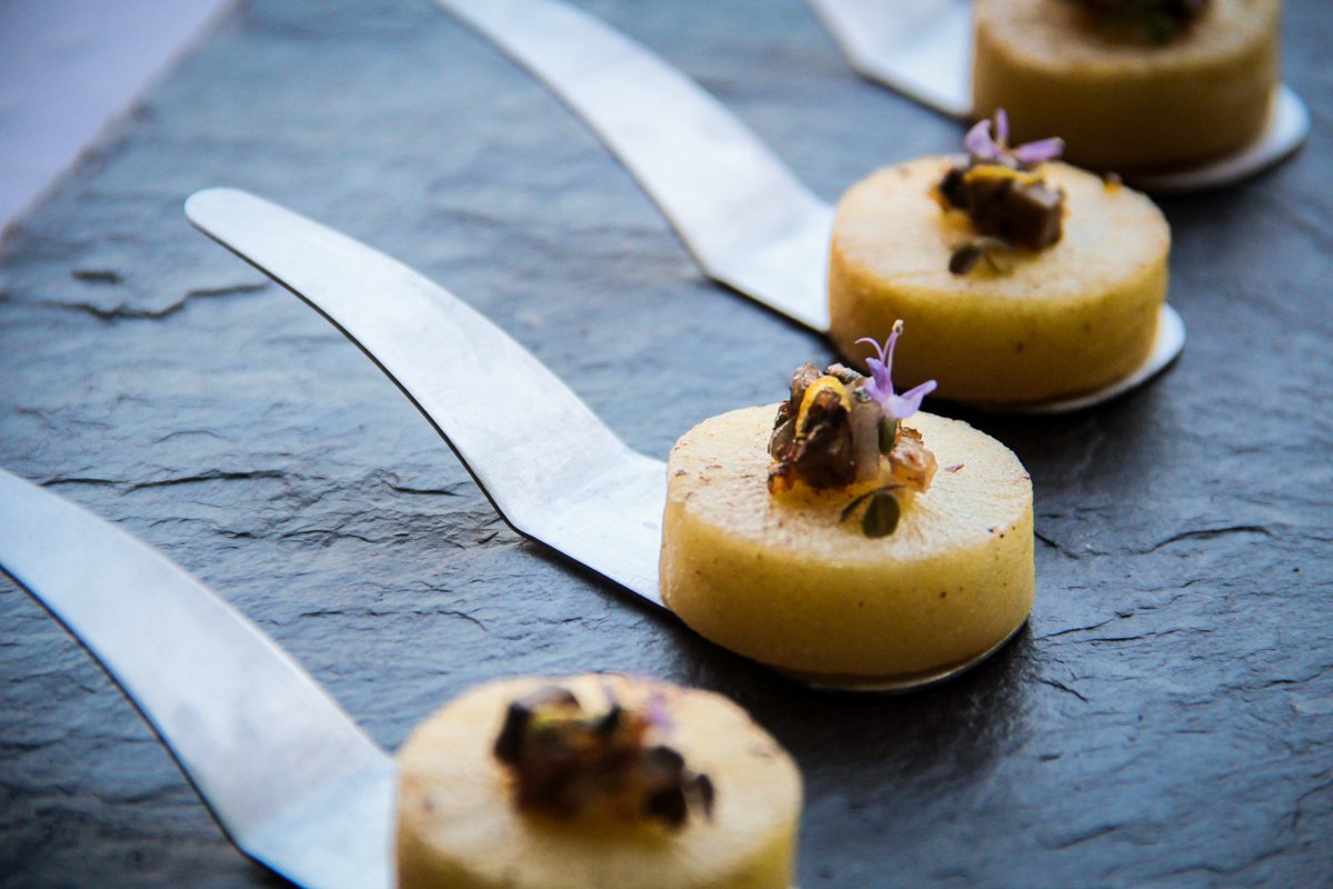 Opciones para presentar amuse bouche