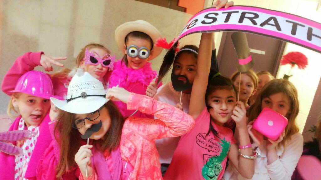 JamesStrathPS's tweet photo. @JamesStrathPS #pinkponies #everyonedeserveskindness #kprisawesome more Day of Pink https://t.co/dVAtBAtKmd
