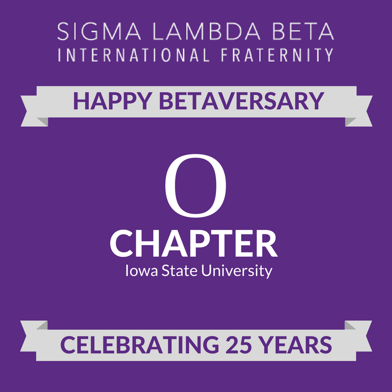 sigmalambdabeta's tweet image. Happy Betaversary to @IowaStateBetas! #OmicronChapter