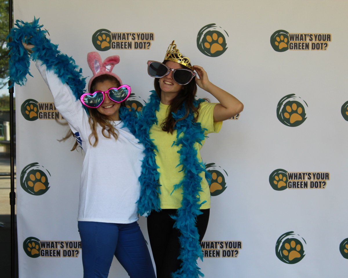 GreenDotLeo's tweet photo. Take Back The Campus was a success! Thank you for joining us in recognizing Sexual Assault Awareness Month! #GreenDotLeo #mysaintleo https://t.co/8TO8FJWoDi