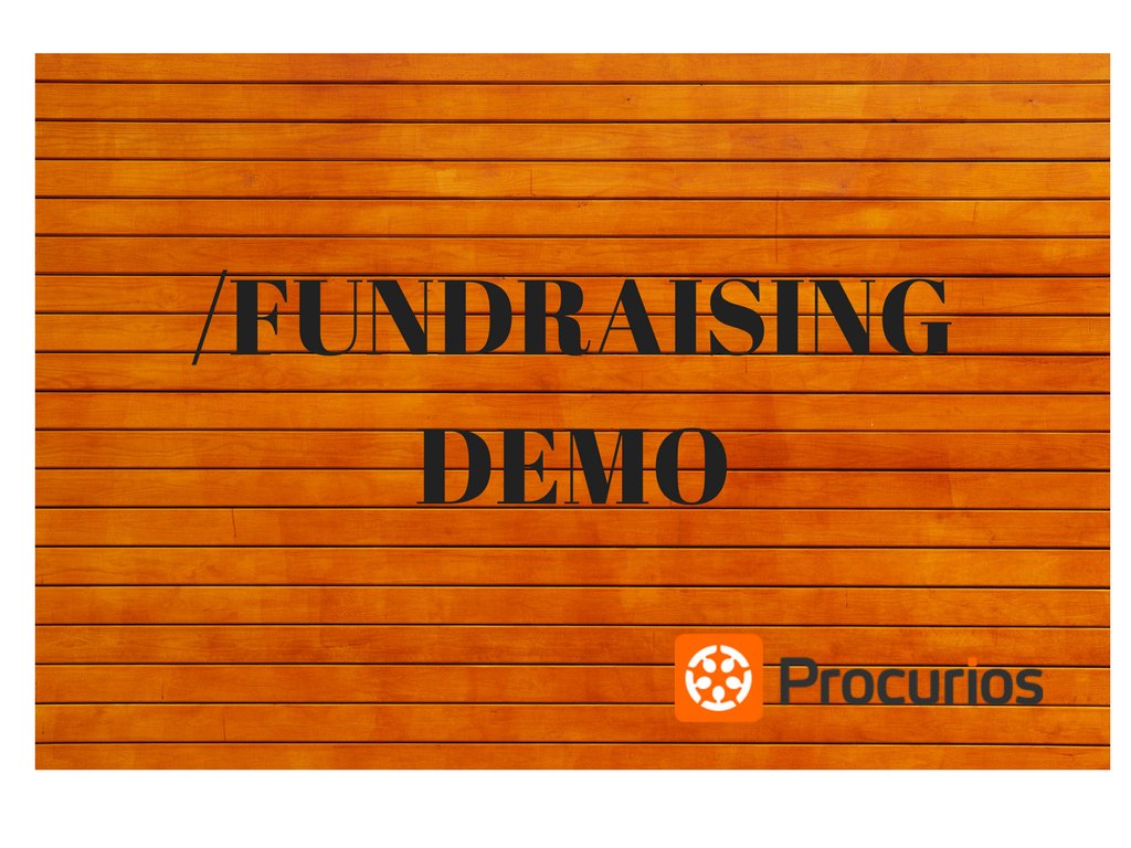 Benieuwd wat #fundraising voor jouw organisatie kan betekenen? Kom dan 20 april naar de demo ochtend i.s.m. TechSoup procurios.com/producten/fund…