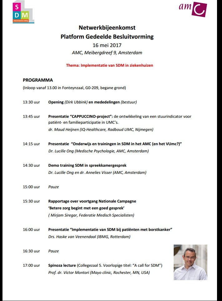 Platform GB/SDM (@platformgb) on Twitter photo Vlg netwerkbijeenkomst is op 16 mei. Zie programma. Aanmelding bij Dirk Ubbink: d.ubbink@amc.uva.nl. Vlg netwerkbijeenkomst is op 16 mei. Zie programma. Aanmelding bij Dirk Ubbink: d.ubbink@amc.uva.nl.
