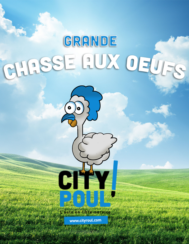 Ouverture de la chasse aux œufs! Notre copine City Poul' déposera dès demain des sachets de friandises <a href="/QKConfiserie/">QK Confiserie</a> dans tous nos bolides!