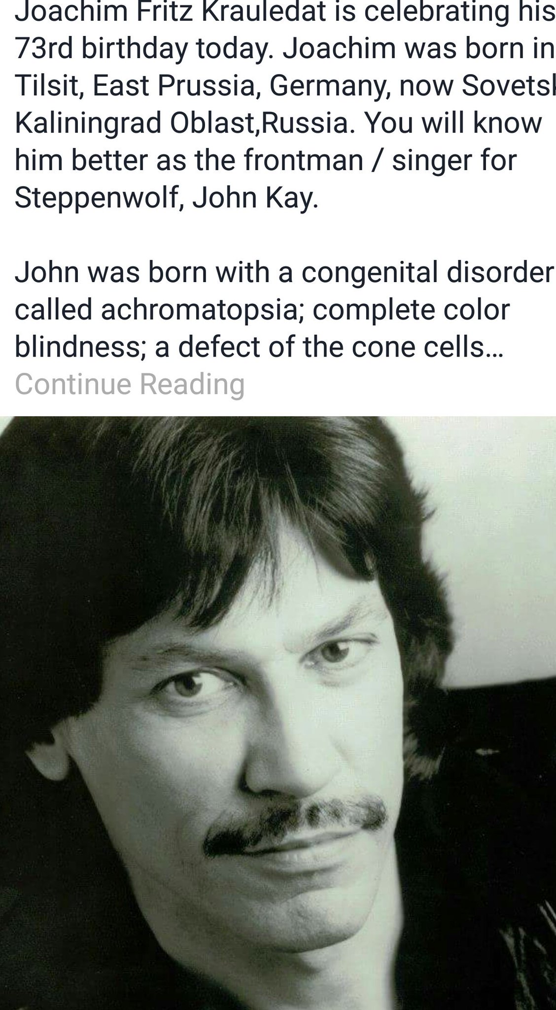 Happy 73rd Birthday John Kay 