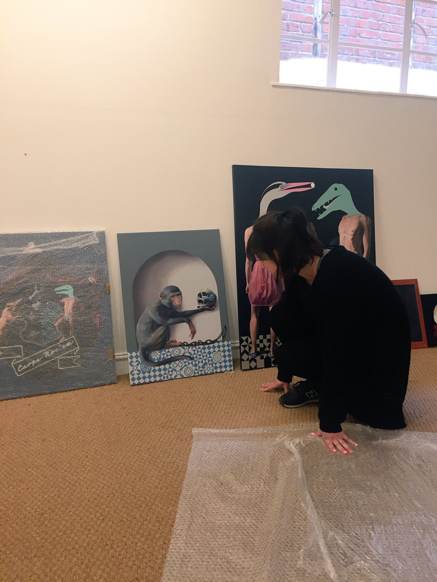 FairhurstArt's tweet photo. Very exciting! The works by Máté Orr have arrived. Opening April 22nd @FairhurstArt @NorwichLanes #Norwich #Art https://t.co/vYaixNSCb3