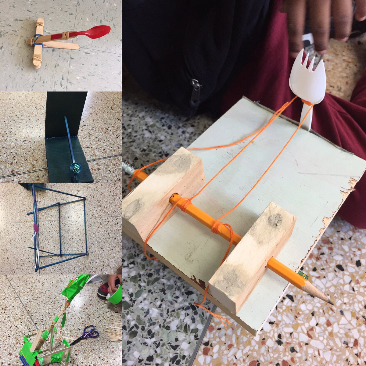 "Creativity is contagious, pass it on!" -Albert Einstein
#designandredesign #catapults!  #crosscurricular. 6thgraderocks!