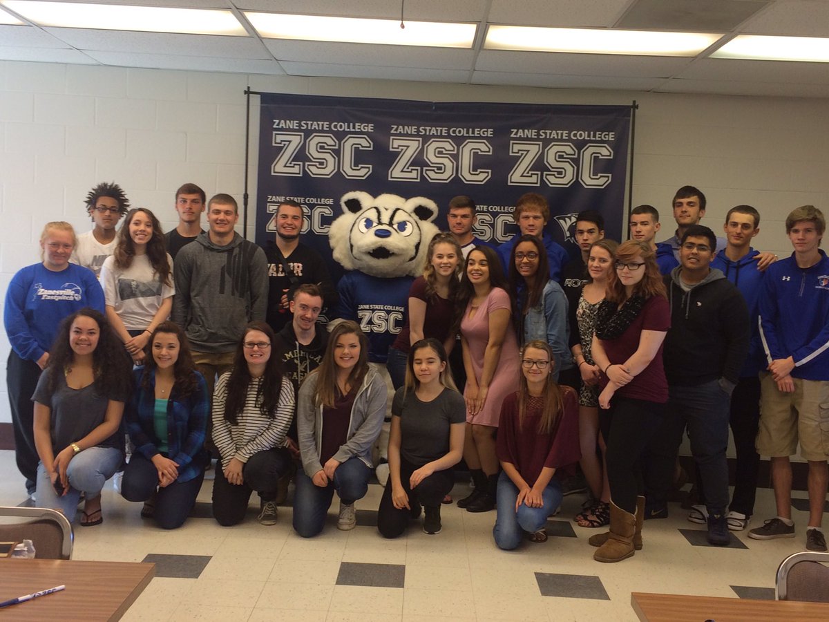 GoZaneState's tweet photo. Welcome to @ZaneStateC 12th Grade Redesign students from @ZVilleSchools . We are so excited you will be part of our campus next year! https://t.co/4a4MyyP5eb