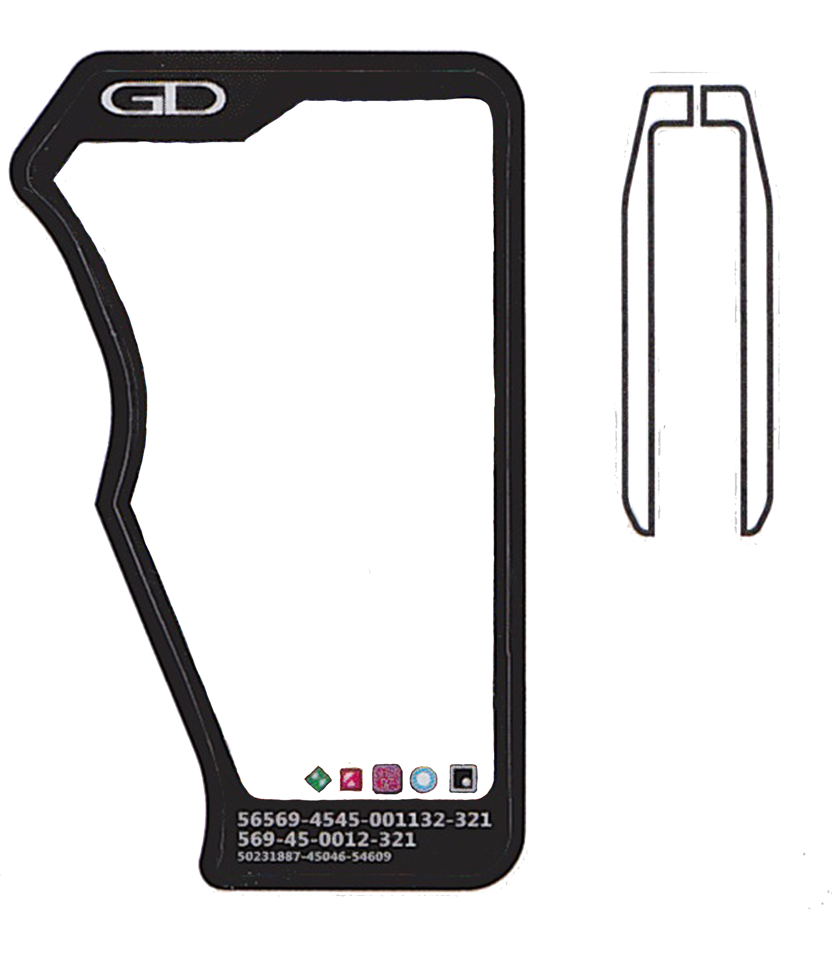 株 ガシャットラベルのベース完成 ガシャポンガシャットのシールをスキャンして フォトショでラベルイラストとかを消しただけの奴だけど