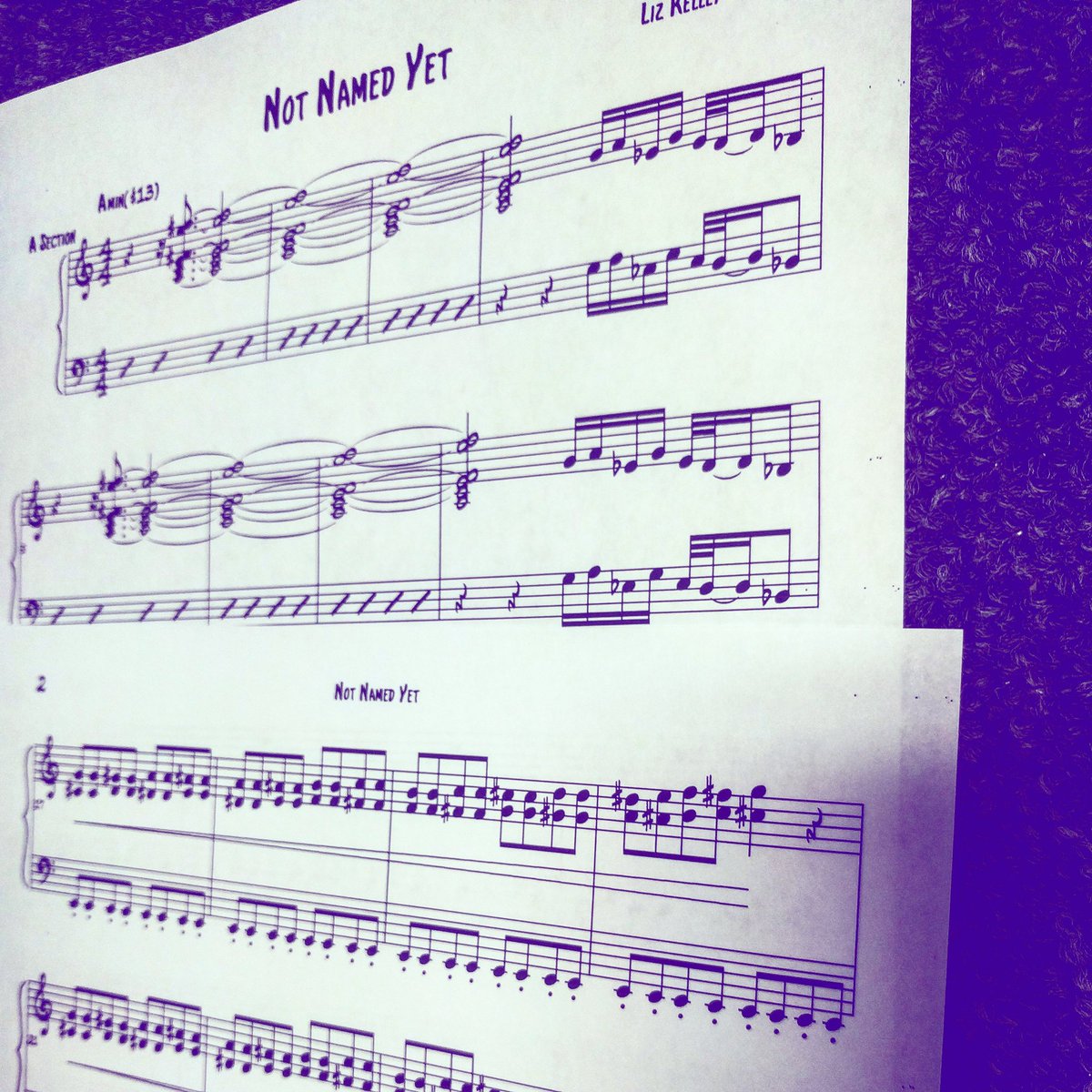OracleBlueBand's tweet photo. A little ascending chromatic motion for your Wednesday morning merriment. (Name TBD.)
#oracleblueband #oracleblue #music #composition #jazz https://t.co/YWieO9tZmJ