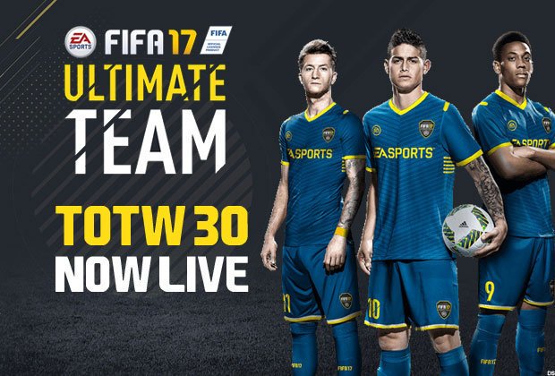 eaFifareviews's tweet image. FIFA 17 TOTW 30 Update LIVE for FUT Ultimate Team on Web App, PS4, Xbox One and PC eafifareviews.com/fifa-17-totw-3…