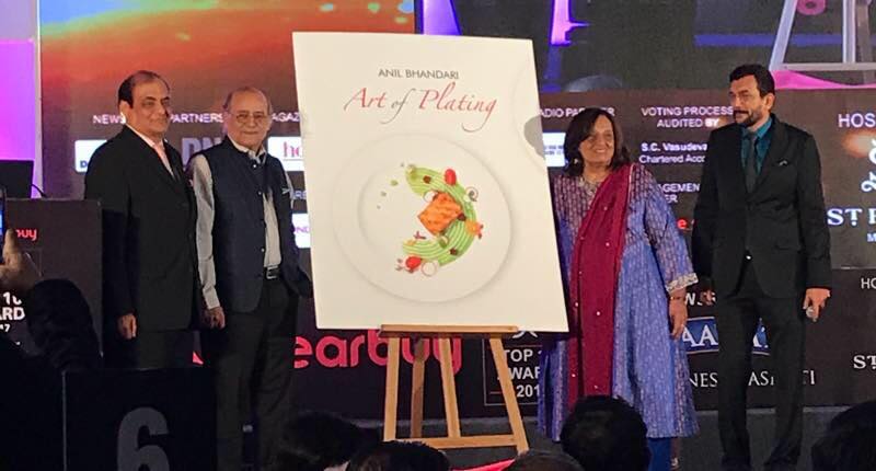 FoodFood's tweet photo. Camellia Panjabi and Habib Rehman with Chef Sanjeev Kapoor at the FoodFood #Top100Awards 2017 for the book launch!
#ffastregismumbai https://t.co/cO3nrmT1jc