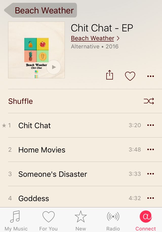 BeachWeatherPh's tweet photo. Listen to @BeachWeather's latest EP "Chit Chat" if you haven't yet 🙌🏼💯 https://t.co/N74wVP5iyZ