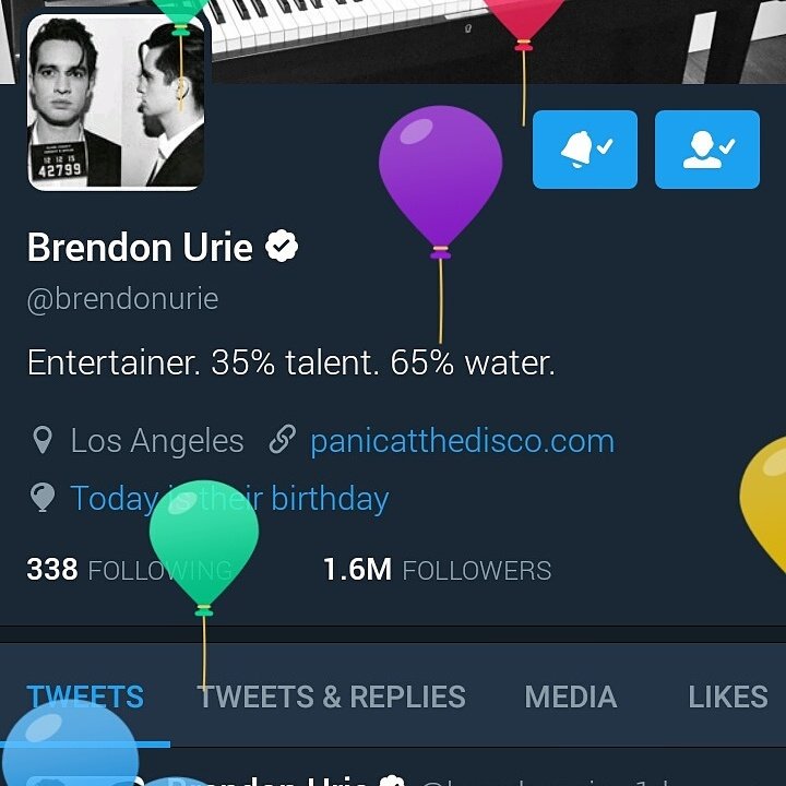 HAPPY BIRTHDAY BRENDON URIE!!!!! 