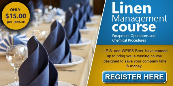 leslaundry's tweet photo. Sign up for our Linen Management Class today! https://t.co/XsJilSfmZL https://t.co/8bdM6n8org