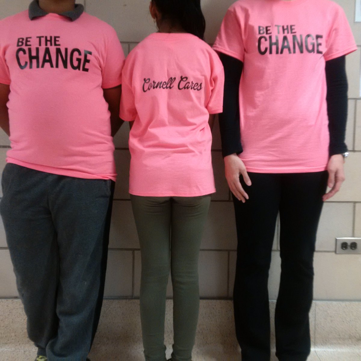 Cornell Ss celebrate International Day of Pink.