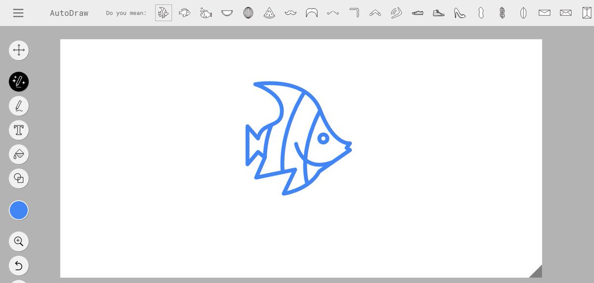 ✍️ AutoDraw เว็บช่วยวาดรูป ถ้าเราลากเส้นวาดรูปไปเรื่อยๆ เว็บจะมี A.I คอยทายสิ่งที่เราวาด เราพอใจรูปไหนกดเลือกได้เลย 👉autodraw.com