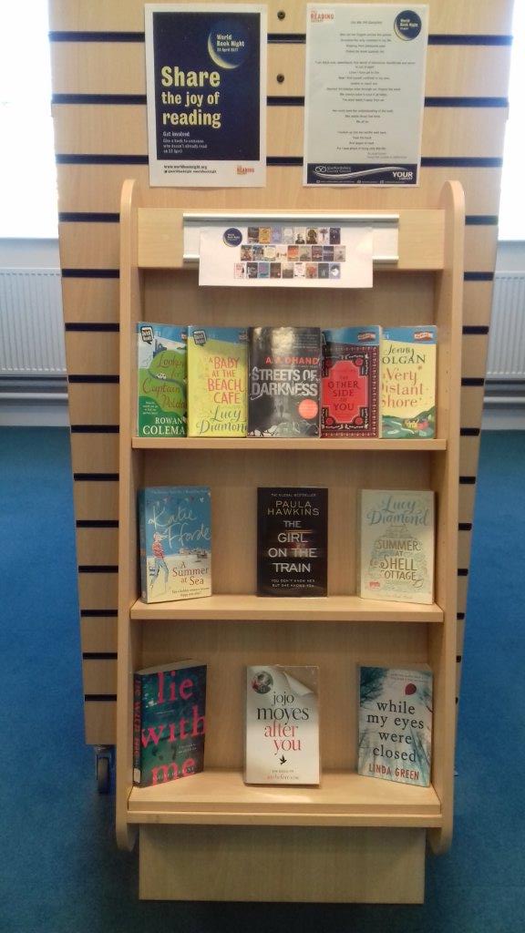 StaffsLibraries's tweet photo. We're looking forward to #WorldBookNight at #WilnecoteLibrary! How many have you #read? https://t.co/ZHh7igM268