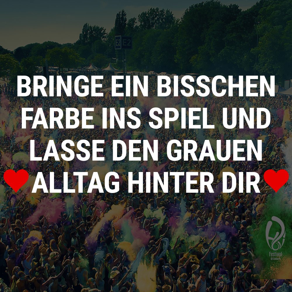 Wir machen Deutschland bunt! 🙌 Einfach mal wieder raus aus dem grauen Alltag? ❤ Tickets hier: 👉 fan.holifestival.com/devvk 👈