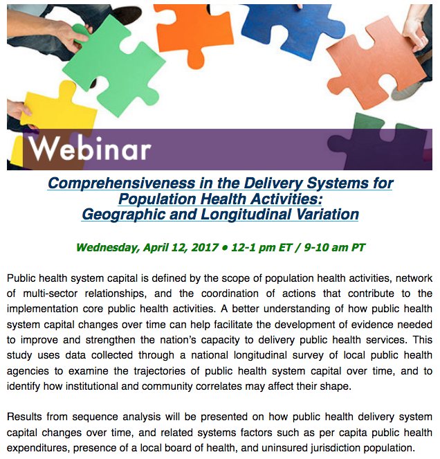 CPHSSR's tweet photo. WEBINAR 15m: How do #PublicHealth #Systems #Leverage their #Capital to Improve #HealthOutcomes? https://t.co/91Lh2RIHkd https://t.co/v6vIAZ2zBO