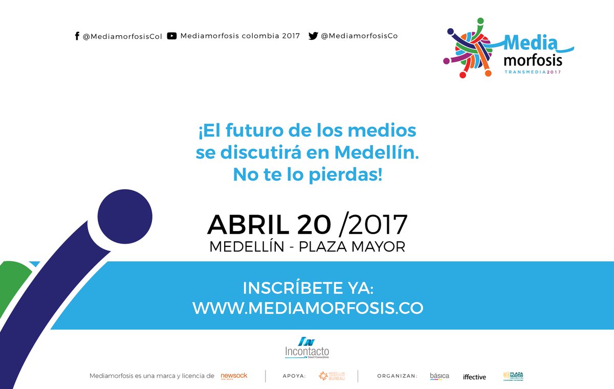 Incontactos's tweet photo. Mañana estaremos desde @MediamorfosisCo apoyando los grandes eventos de ciudad.
Inscríbete en https://t.co/TQmrztgUNI
#EventosIncontacto https://t.co/0V9FbltxWC