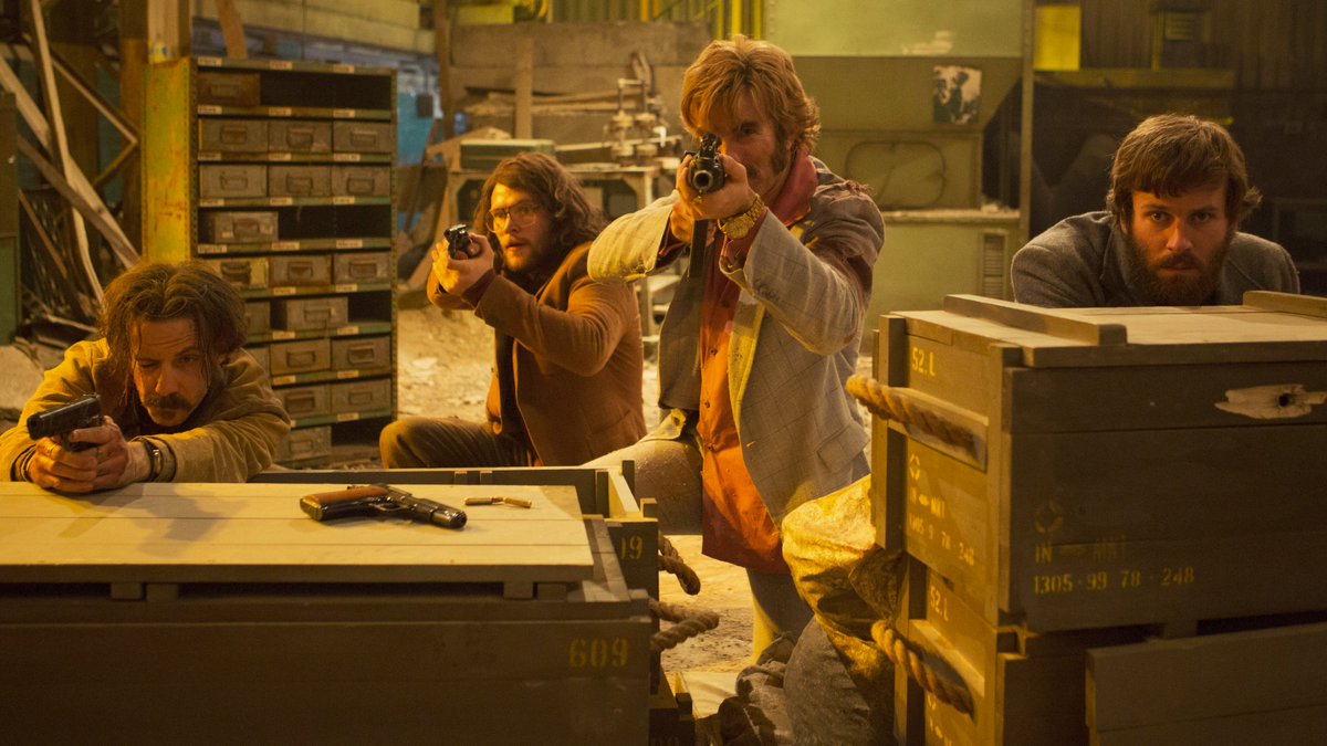 FreeFireFilm's tweet photo. The cast of #FreeFire discuss working with director @mr_wheatley in this clip from @BBCFilm2017: https://t.co/VMOIlbLLxG https://t.co/RTr7blFqDb